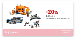 Lego 20% descuento extra en Carrefour muy buenos precios