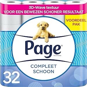 23% korting op Page wc papier: 72 rollen voor €29,97