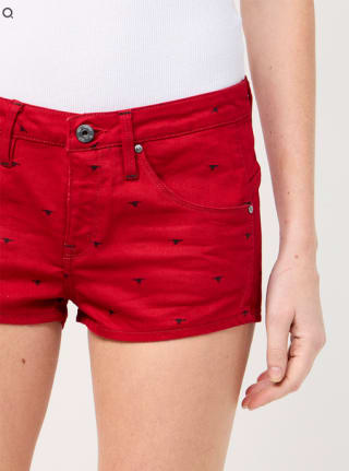 Short vaquero Rojo Mujer por solo 8,50€
