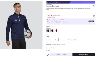 Sudadera Deportiva para Hombre Adidas Entrada 22 por 12.99€