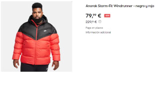 Anorak para Hombre Nike Storm-Fit Windrunner por 79.99€