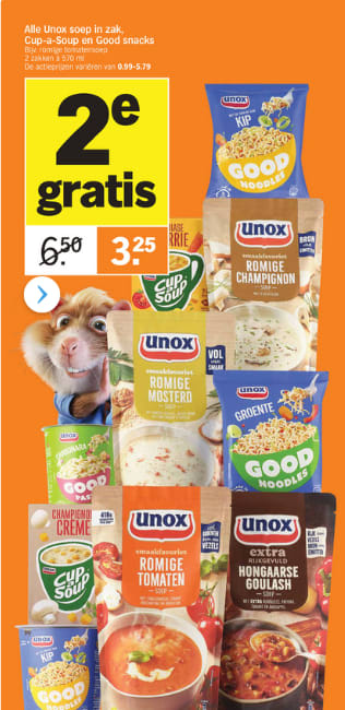 Albert Heijn Hamsterweken veel producten de 2de gratis