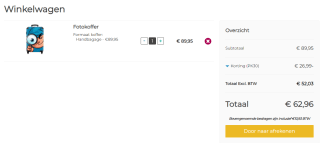 30% korting op gepersonaliseerde koffers bij Noboringsuitcases