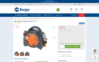 Mini caja mangueras 11.5m por 37,99€