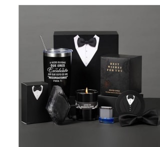CREASHINE Regalos Hombres Originales con Taza Termica (Frío y Calor) Velas Perfumadas por solo 8,99€