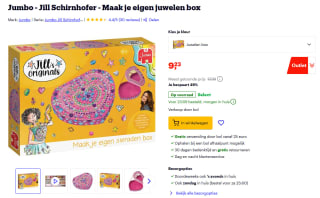 Jumbo - Jill Schirnhofer - Maak je eigen juwelen box voor €9,23 bij Bol.