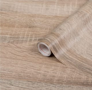 Lámina autoadhesiva efecto madera Roble Sonoma 90 x 210 cm a solo 13,49€