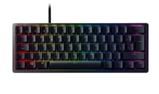 Teclado gaming - Razer Huntsman Mini, USB-C, Retroiluminación Chroma RGB por 89.99€