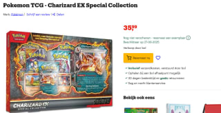 Pokemon Charizard ex Special Collection voor €35,99 bij Bol