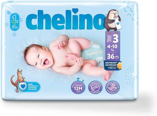 Chelino Pañal infantil Talla 3 (4-10kg), 36 Unidades por 4,89€