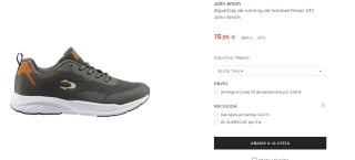 John Smith Zapatillas running Ronel 23V por 15,95€ dos colores
