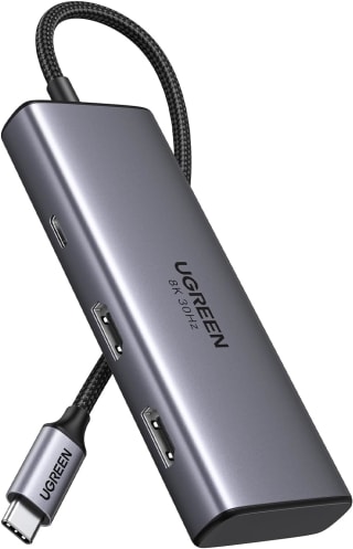 UGREEN USB C Dockingstation Dubbel scherm 6 IN 1 USB C Hub met dubbele HDMI voor €33,59 bij Amazon NL