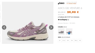 Zapatillas para Mujer Asics Gel Venture 6 por 29.9€