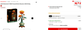 [DUITSLAND] LEGO Icons Botanical Chrysant (10368) bij Mediamarkt DE