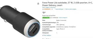 Auto Oplader Bigben Connected Force Power USB-C/USB-A 37W voor € 9 bij Amazon