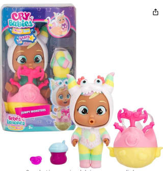 Muñeca Cry Babies Magic Tears Jumpy Monsters, Stars Nunu por 9,20