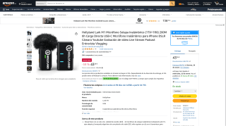 Hollyland Lark M1 Micrófono Solapa Inalámbrico por 39,20€