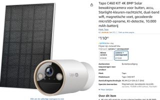 TP-Link Tapo C460 KIT(EU) IP-beveiligingscamera voor €110 bij Amazon