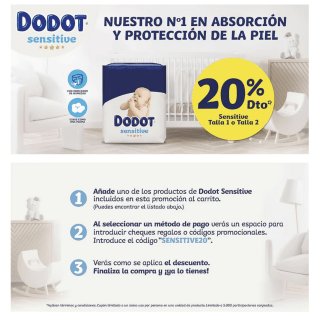 Código 20% Descuento en Pañales Dodot