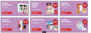 Baby dagdeals bij Kruidvat
