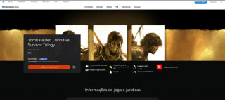 Jogo: Tomb Raider: Definitive Survivor Trilogy para PS4 - R$ 99,80
