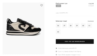 Cruyff Parkrunner Lux sneakers voor €62