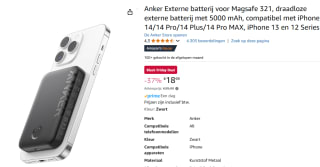 Anker 321 externe batterij Magsafe 5.000mAh voor €18,99 bij Amazon