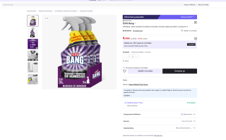 3. Spray Cillit Bang Limpiador Suciedad y Humedad 1L por 9,99€