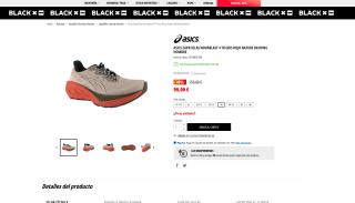 Zapatillas Asics Novablast 4 TR Gris Rojo Nature Bathing Hombre por solo 90€