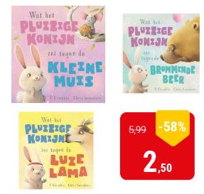 Het Pluizige Konijn boeken voor €2,50 bij Lobbes