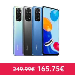 Xiaomi Redmi Note 11 4GB+128GB a 165,75€