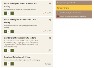 Tickets Safari Park Beekse Bergen vanaf €17