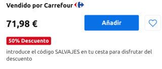 Batidora de mano Moulinex DD655A 1000W 0,800L por 35,99€