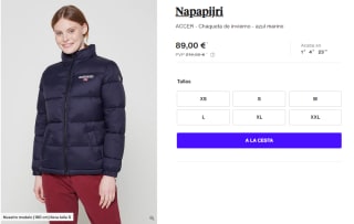 Chaqueta de Invierno para Mujer Napapijri ACCER por 89€