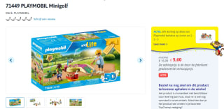 PLAYMOBIL Gift Set Minigolf voor €5,60 bij Toychamp
