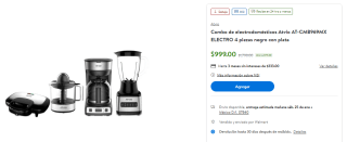 4 Electrodomésticos Atvio Electro por $999 | Descuento Walmart