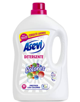Detergente Asevi Colores 52 dosis por 4€