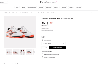 Zapatillas Reebok Nano X4 Mujer por solo 64,99€