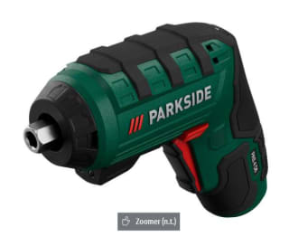 Tournevis sans fil Parkside 4 V batterie Lithium-ions + set 15 embouts pour 12,99€ chez Lidl