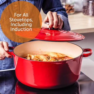 BK Bourgogne Braadpan 28 cm Chili Red voor €44,05 bij Amazon