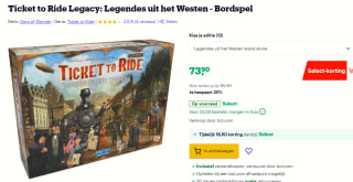 Ticket To Ride: Legacy Legends Of The West (NL) voor €73,90 bij Bol.com