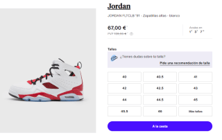 Botines para Hombre Nike JORDAN FLTCLB '91 por 67€