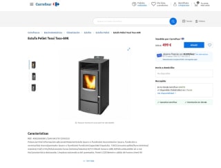 Estufa Pellet Tossi Toss-A9K por 499€