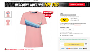 Todas las camisetas a 5,99€