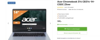Acer Chromebook 314 CB314-1H-C5DC Zilver voor €199