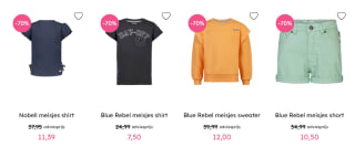 70% op alles van NoBell, Blue Rebel & Dirkje bij Kixx