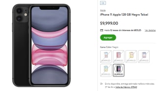 iPhone 11 128GB Telcel por $7,999 en Bodega Aurrera