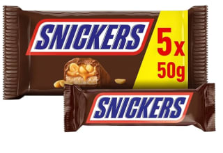 Pack 15 Snickers Chocolatina con Crema de Cacahuete por 6,68€