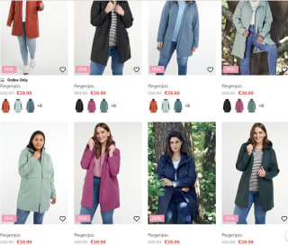 €30,- korting op regenjassen bij MS Mode