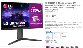 Marca LG 24GS65F-B - Monitor Ultragear, 24", por 109,99€